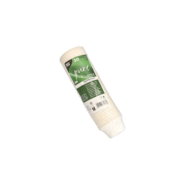 dressing bowl sugarcane fibers white 60 ml Ø 60 mm H 30 mm product photo  S