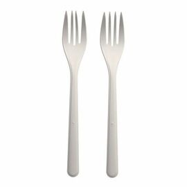fork reusable organic PP white L 185 mm product photo