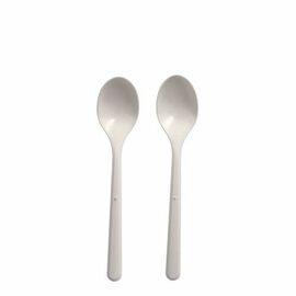 teaspoon reusable organic PP white L 130 mm product photo