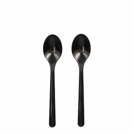 teaspoon reusable organic PP black L 130 mm product photo