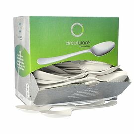 spoon GAIA reusable organic PP white L 197 mm product photo  S