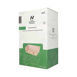 snack tray NOTPLA | 90 mm x 70 mm | disposable product photo  S