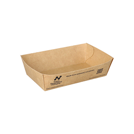 snack tray NOTPLA | 120 mm x 70 mm | disposable product photo