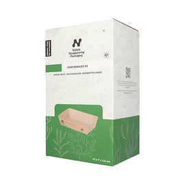 snack tray NOTPLA | 120 mm x 70 mm | disposable product photo  S
