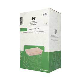 snack tray NOTPLA | 150 mm x 70 mm | disposable product photo  S
