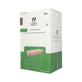 snack tray NOTPLA | 185 mm x 50 mm | disposable product photo  S