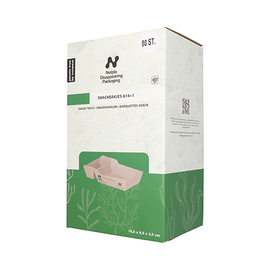 snack tray NOTPLA | 165 mm x 85 mm | disposable product photo  S