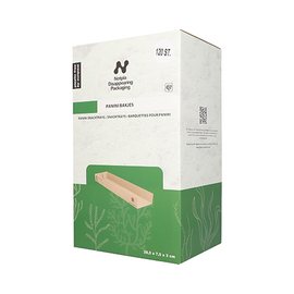 snack tray NOTPLA | 285 mm x 75 mm | disposable product photo  S