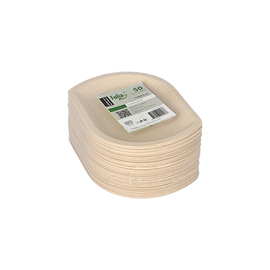snack tray sugarcane fibers | 132 mm x 97 mm H 10 mm product photo  S