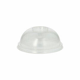 dome cover PLA Ø 95 mm perforated for cold beverage cup | disposable product photo