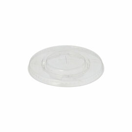 cross slitted lid PLA Ø 95 mm for cold beverage cup | disposable product photo