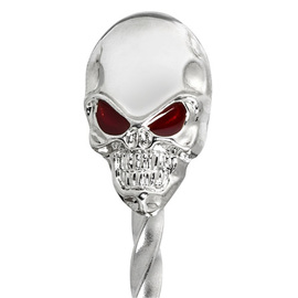 bar spoon SKULL M stainless steel L 330 mm | twisted handle | pestle product photo  S