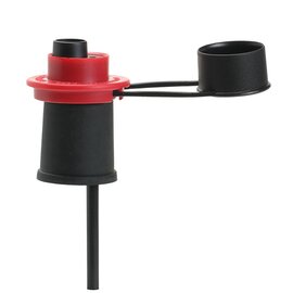 wine pourer | plastic • black • red freely dosed | suitable for Bottles with natural corks product photo