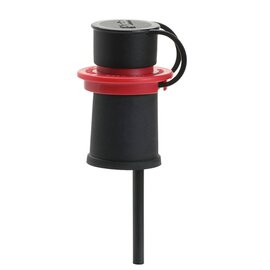 wine pourer | plastic • black • red freely dosed | suitable for Bottles with natural corks product photo  S
