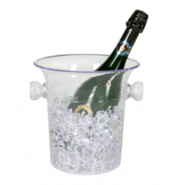 champagne bucket CLASSIC 3 ltr plastic clear transparent product photo  S
