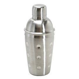 cocktail shaker GRIP with recessed grip handles cup|lid|strainer | effective volume 500 ml product photo