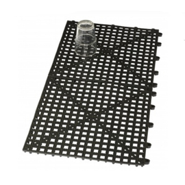 bar mat Mat H plastic black 315 mm x 315 mm H 15 mm product photo