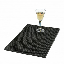 bar mat | serving mat SERVE XL black | 460 mm x 305 mm H 14 mm product photo