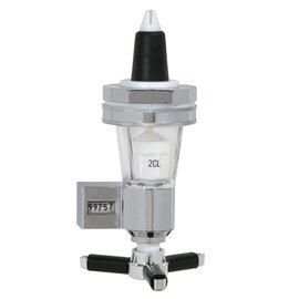 liqour pourer ROYAL COUNTER • 2.5 cl • chromium coloured • counter product photo
