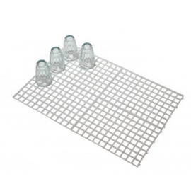 glass drain mat transparent 300 mm x 200 mm | 4 pieces product photo