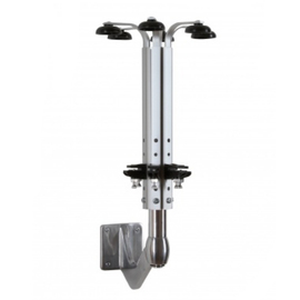 rotating wall holder W-RONDELL RW4 suitable for 4 bottles à 0.7 - 1 ltr chromium coloured L 300 mm W 335 mm H 460 mm product photo
