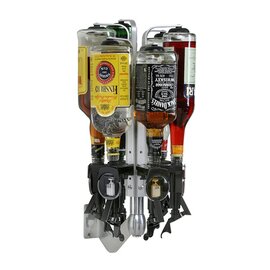 rotating wall holder W-RONDELL RW4 suitable for 4 bottles à 0.7 - 1 ltr chromium coloured L 300 mm W 335 mm H 460 mm product photo  S