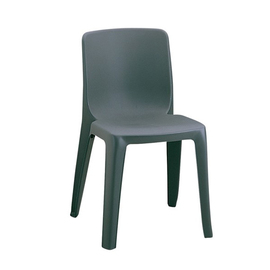 stacking chair DENVER • anthracite • fire-resistent | seat height 450 mm product photo