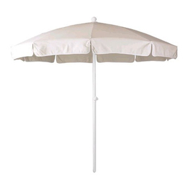parasol POOL cream coloured round with flounce Ø 200 cm H 214 cm product photo