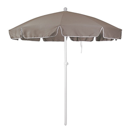 parasol POOL taupe round with flounce Ø 200 cm H 214 cm product photo