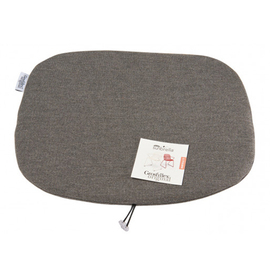 chair seat cushion anthracite rectangular 400 mm x 320 mm product photo  S
