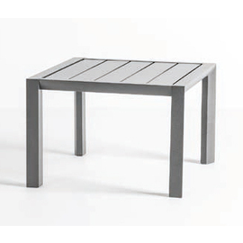 side table SUNSET square silver coloured L 500 mm W 500 mm H 370 mm product photo
