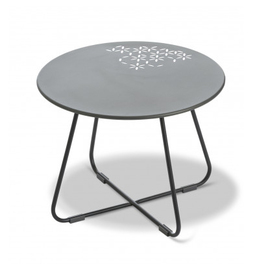 side table YÉYÉ 72' anthracite Ø 500 mm H 380 mm product photo