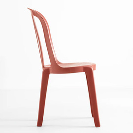 outdoor chair terracotta-coloured | stackable product photo  S