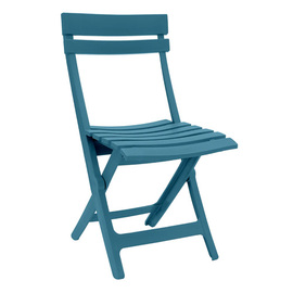 outdoor folding chair blue product photo