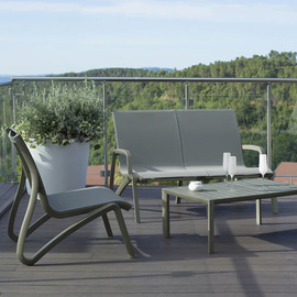 outdoor lounge sofa SUNSET GREEN product photo  S