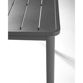 outdoor dining table CANNES | aluminium anthracite | retractable 1730 - 2330 mm product photo  S