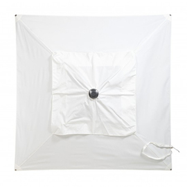 parasol WINDMASTER white | square 200 x 200 cm H 200 cm product photo  S