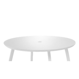 tabletop SUNSET round with hole for sunshade white Ø 1200 mm product photo