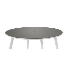 tabletop SUNSET round with hole for sunshade grey Ø 1200 mm product photo