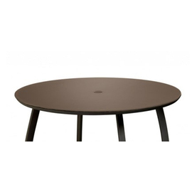 tabletop SUNSET round with hole for sunshade brown Ø 1200 mm product photo