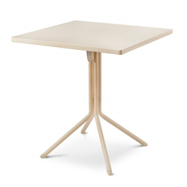 patio table DUO RAMATUELLE 73 ' cream coloured L 700 mm W 700 mm H 740 mm product photo