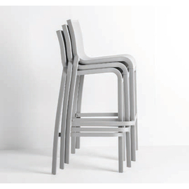 patio bar chair • bronze | cognac stackable | seat height 795 mm product photo  S