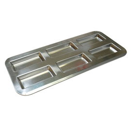 multiform baking sheet | 6-cavity | mould size 98 x 48 mm L 380 mm W 180 mm product photo