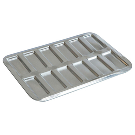 multiform baking sheet • mini Financier | 12-cavity | mould size L 75 mm L 290 mm W 198 mm product photo