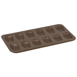 multiform baking sheet • Madeleine cake non-stick coated | 12-cavity L 395 mm W 200 mm product photo