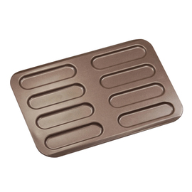 multiform baking sheet • Eclair non-stick coated | 8-cavity | mould size 35 x 12 x H 4.8 mm L 315 mm W 228 mm product photo