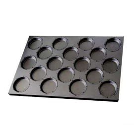 multiform baking sheet • muffin baker's standard non-stick coated | 18-cavity | mould size Ø 90 x h 19 mm L 600 mm W 400 mm product photo