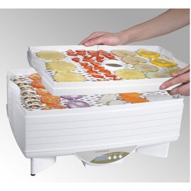 dehydrator plastic white 230 volts 530 watts  L 435 mm  B 290 mm  H 210 mm product photo