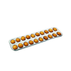 multiform baking sheet • Madeleine cake | 20-cavity L 395 mm W 125 mm product photo  S