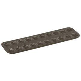 multiform baking sheet • Madeleine cake non-stick coated | 20-cavity L 395 mm W 125 mm product photo